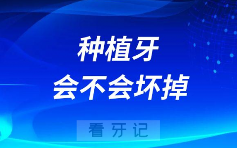 种植牙会不会坏掉脱落如果坏了怎么办