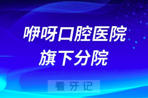 咿呀口腔医院旗下有多少家分院