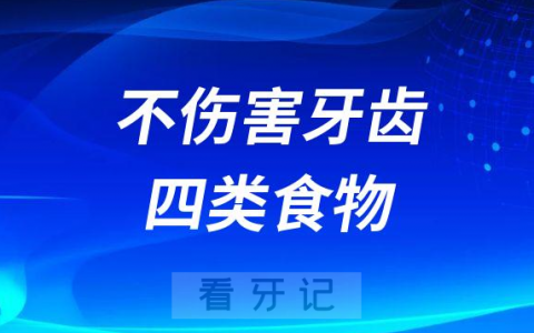 不伤害牙齿的四类食物