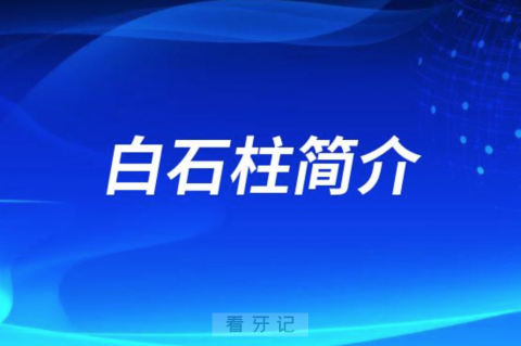 空军军医大学口腔医院白石柱简介