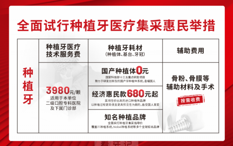 惠州致美口腔医院种植牙集采惠民行动是不是真的
