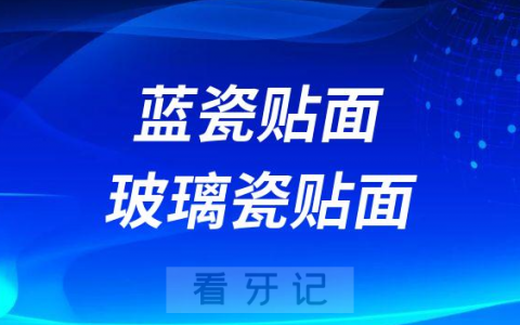 蓝瓷贴面和玻璃瓷贴面哪个最好有哪些区别