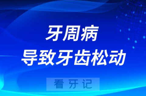 牙周病会不会导致牙齿松动掉落