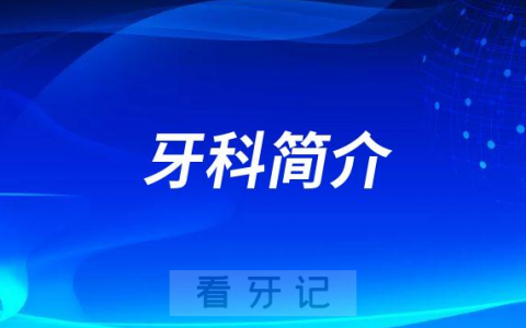 浙江省**牙科怎么样附科室简介