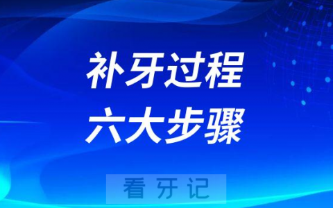 补牙过程六大步骤