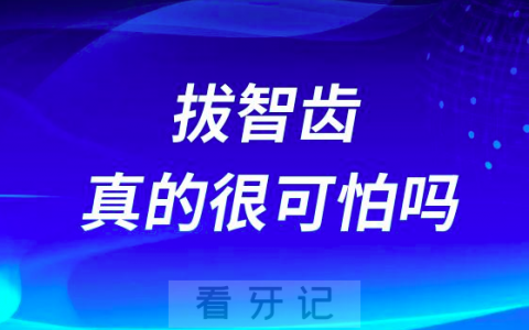 太可怕了拔智齿真的很可怕吗？