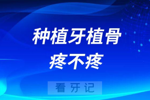 种植牙植骨疼不疼是不是很可怕