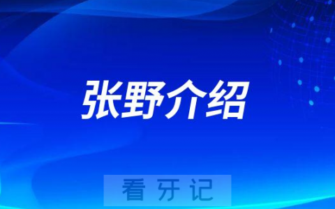 张野襄阳牙齿修复医生专家