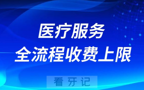 种植牙集采医疗服务全流程收费上限是什么意思
