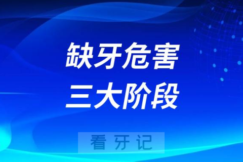 太可怕了缺牙危害三大阶段