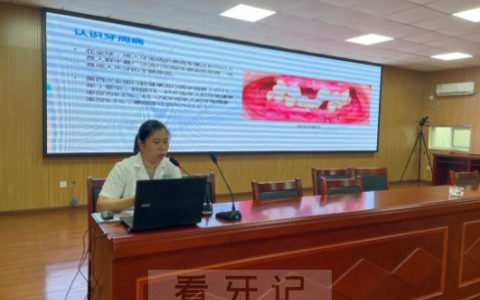 肥东**口腔科开展口腔健康知识宣教活动