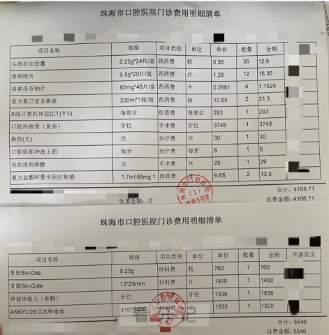 珠海公立口腔医院种植牙价目表（珠海市口腔医院）