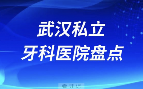 武汉私立牙科医院排名前十2023-2024