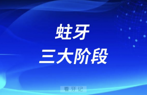 蛀牙三大阶段有哪些？看看你在哪个阶段