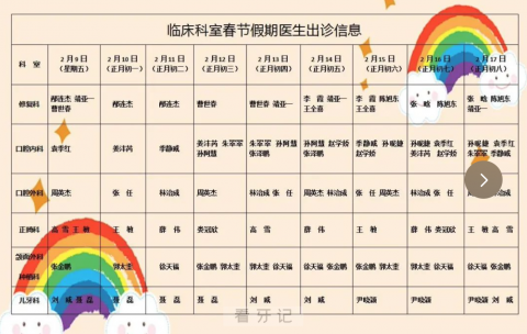 鸡西市口腔医院2024年春节放假时间出炉