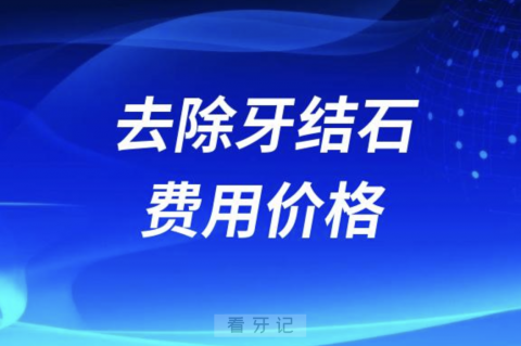 良心牙医告诉你去除牙结石费用价格