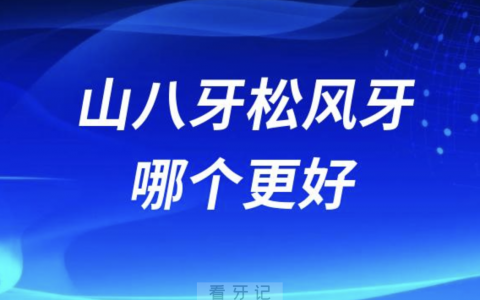 山八牙和松风牙哪个更好？