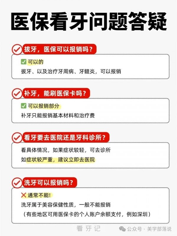 牙科太暴利了！去趟医院随随便便大几百大几千就没有了，看牙医保怎么报销？今天教你如何医保看牙省钱，不懂可就亏大了