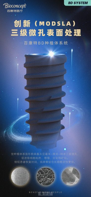 祝贺！百康特BD种植体发布上市