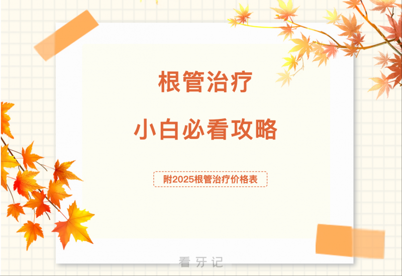 根管攻略来了！别被根管治疗劝退！哪些人适合做、过程痛不痛、牙冠选哪种划算、要花多少钱？4 大问题一次说清，省心又省钱！附2025根管治疗价格表