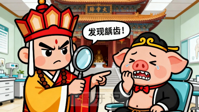 西游口腔看牙记！跟着悟空、八戒、沙僧和唐僧一起解锁口腔保健通关秘籍